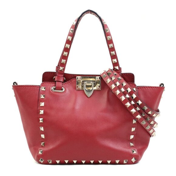 VALENTINO GARAVANI Gold Leather Shoulder Bag - Picture 1 of 5